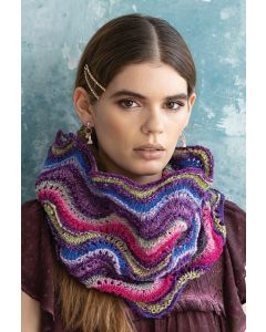 A Noro Tabi Pattern - Feather and Fan Cowl (PDF)