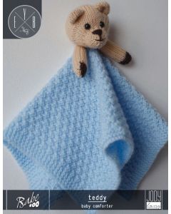 Teddy Baby Comforter - Free with Purchases of 3 Skeins of Babe 100 (PDF File)