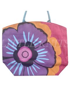 Large Floral Tote Bag - You Grow Girl!