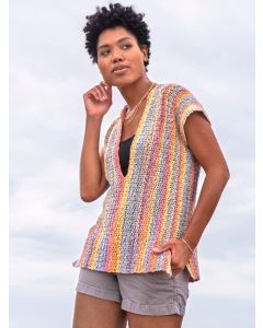 A Berroco Vivo Pattern - Tourmaline Crochet Cardigan (PDF File)