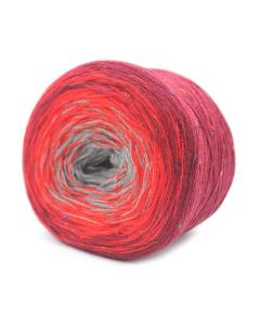 Trendsetter Yarns Transitions Tweed - Wine/Red/Grey (Color #39) - BIG 150 GRAM CAKES