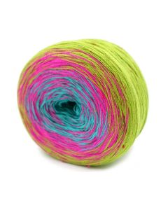 Trendsetter Yarns Transitions Tweed - Turq/Fuchsia/Lime (Color #57) - BIG 150 GRAM CAKES