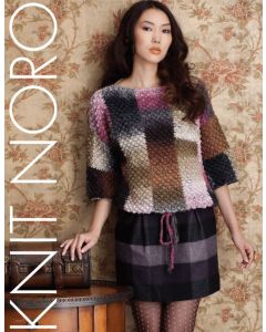 Noro Taiyo Pattern - Trinity Stitch Sweater (PDF File)