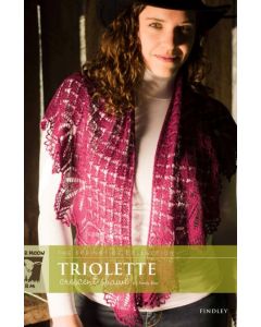 Triolette Crescent Shawl - Free with Purchase of Yaktastic (Pdf File)