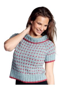 A BC Garn Semilla Cable Pattern - T-Shirt with Spots (PDF) - Free with Purchases of 6 Skeins of Semilla Cable