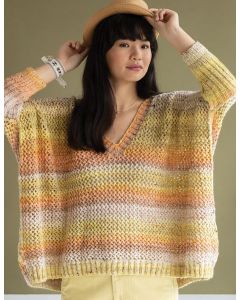 A Noro Akari Pattern - Peach Blossom Sweater #20 (PDF File)