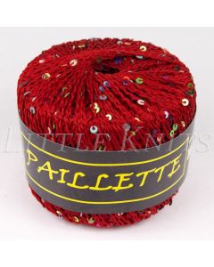 !Knitting Fever Paillette in Red - FREE 4 SKEIN BAG WITH PURCHASES OF $75 OR MORE/ONE FREE GIFT PER PURCHASE PLEASE.