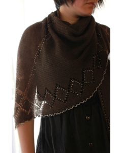 Beaded Lace Shawl by TribbleKnits - A Dwonloadable pattern.