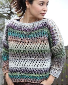 A Noro Ginga Pattern - Lace Sweater (PDF)